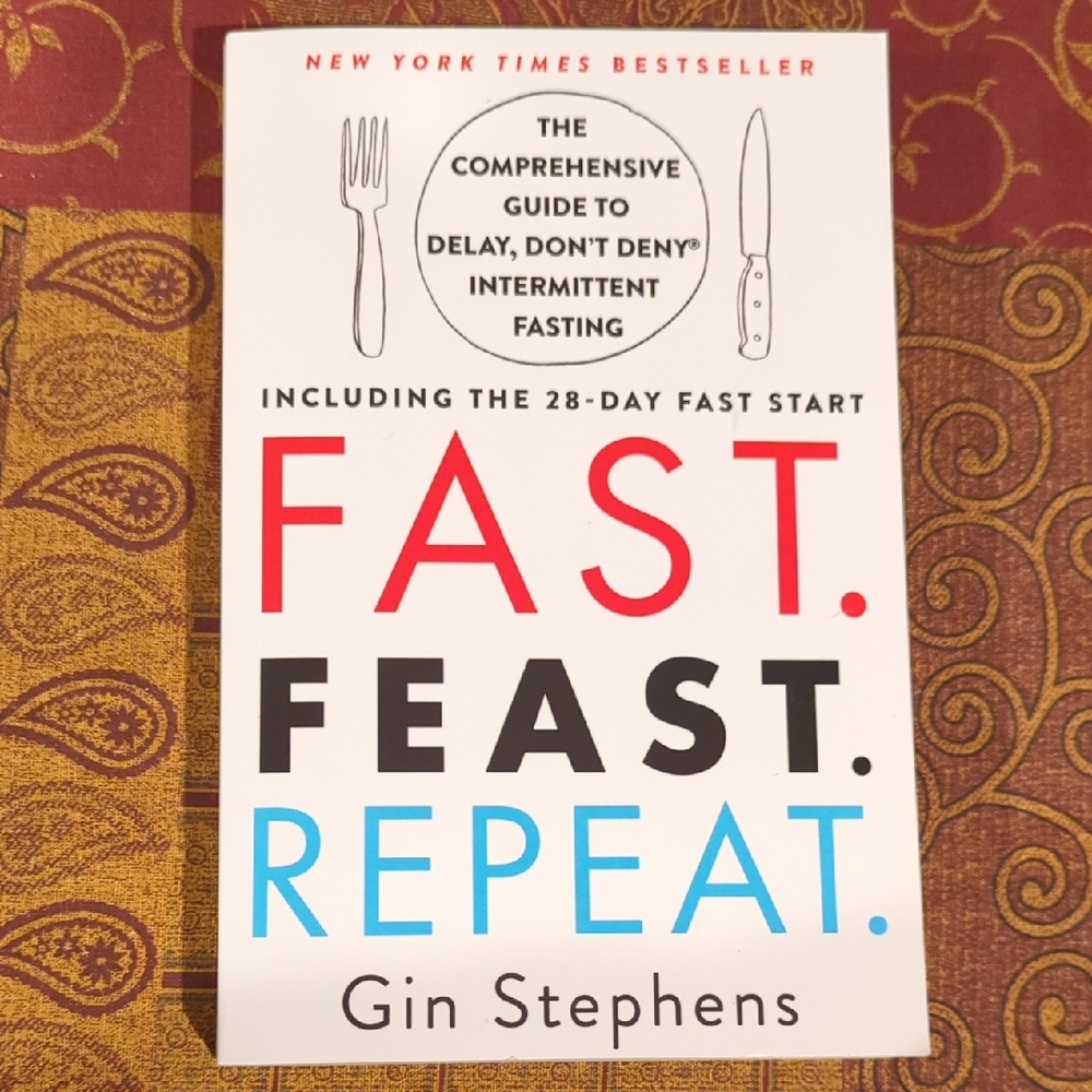 Fast. Feast. Repeat. by Gin Stephens - White and Red Cover